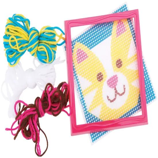 Colorbok Sew Cute! Needlepoint Kit-Cat {2}