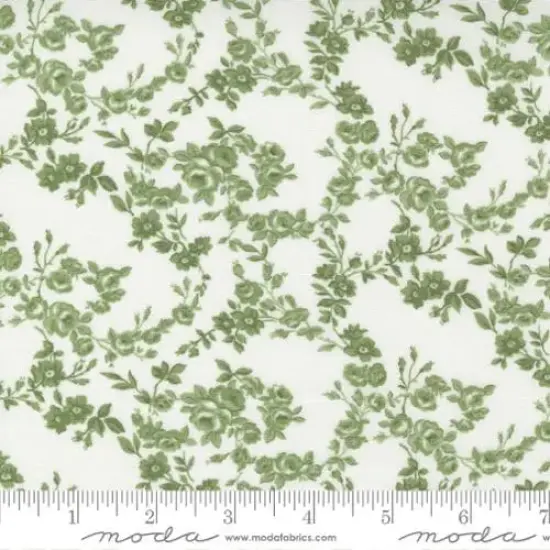 Nantucket Summer Cream Grass Surfside Small Floral 44"/45" Fabric Per Yard {1}