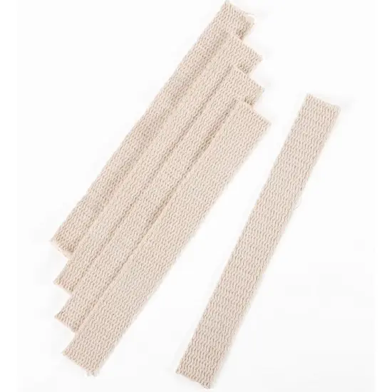 Lehman's 1" Wide Flat Wick for Kerosene Oil Lamps 100% Cotton 8" Long Pack of 5 {4}