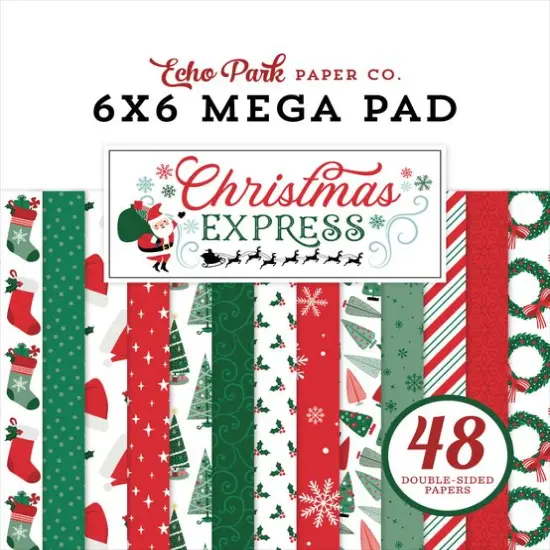 Echo Park Christmas Express Cardmakers 6X6 Mega Pad {1}