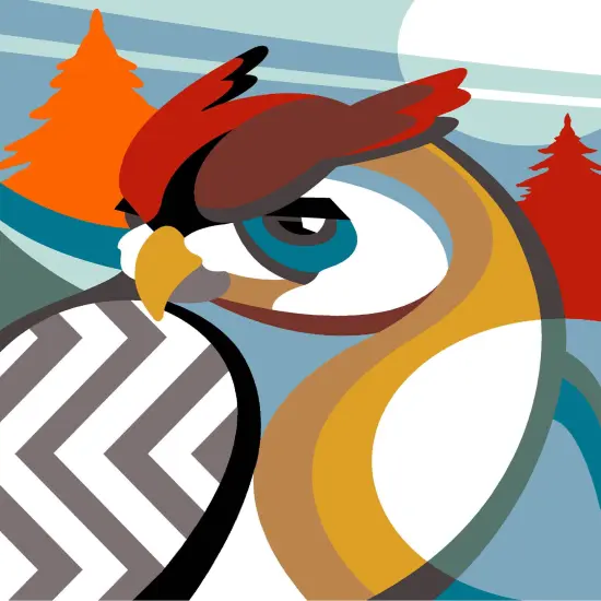 Needlepoint canvas for halfstitch without yarn Owl Art SE926.368 Seg De Paris Printed Tapestry Canvas {1}