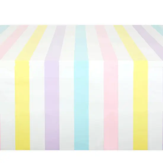 Ice Cream Birthday Party Decorations, Plastic Tablecloth (54 x 108 In, 3 Pack) Multicolor {6}