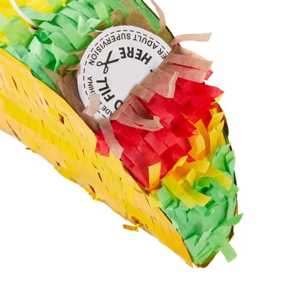 3 Pack Mini Mexico Taco Pinatas for Cinco de Mayo Party, Fiestas Mexican Celebrate Party Decoration, 6 x 2 x 3.5 inches {5}