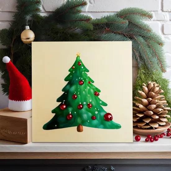 6 Pack Unfinished Square Wood Panels for Painting, 12x12 Wooden Canvas Boards for Crafts Brown {2}