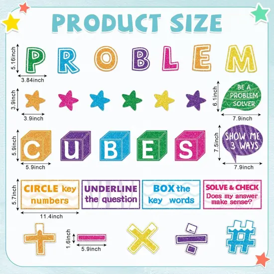 41Pcs Math Bulletin Board Set {2}