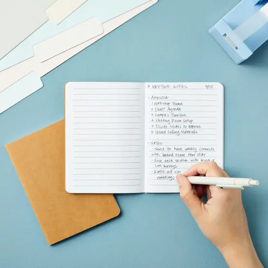 24-Pack Kraft Paper Notebooks A6 Size, 4x6 in Writing Journal with 80 Lined Pages, Notebook Set for Students, Kids, Classroom, Travel, Business, Office Supplies Brown {2}