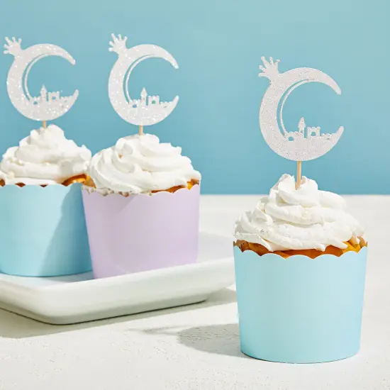 24 Sheets Silver Glitter Cardstock Paper for Scrapbooking, Arts, DIY Sparkle Crafts, 250gsm, Double-Sided (8 x 12 In) {3}