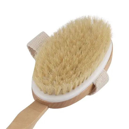 Juvale 2-Pack Detachable Dry Brushing Body Brush - Long Handle Back Brush for Showering and Dry Brushing, 16.9 Inches Multicolor {5}