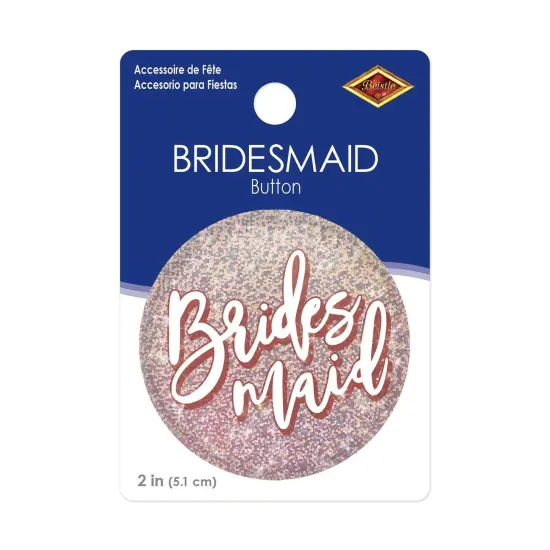 6 Pack Bulk Bridesmaid Button {3}