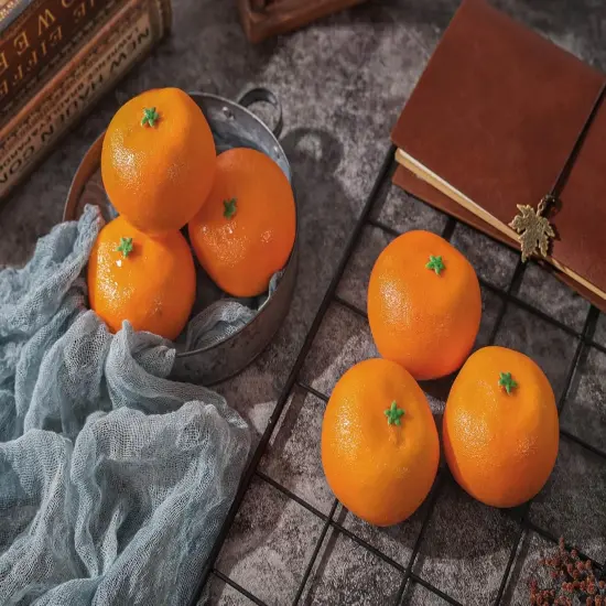 16 Pcs Artificial Oranges {5}