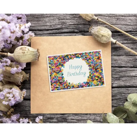 48 Pack Happy Birthday Cards Bulk, 6 Assorted Photo Design for Men Women, Blank Inside, 4x6 Multicolor {3}