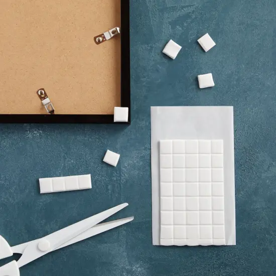 100 Pieces Sticky Putty for Hanging Things and Poster on Walls with No Damage - Adhesive Tacky Tabs for Picture Frames {2}