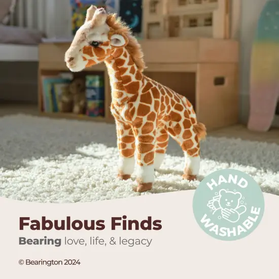 Bearington Twiggie Plush Giraffe Stuffed Animal, 15 Inch, For Ages 3-14 Brown {3}