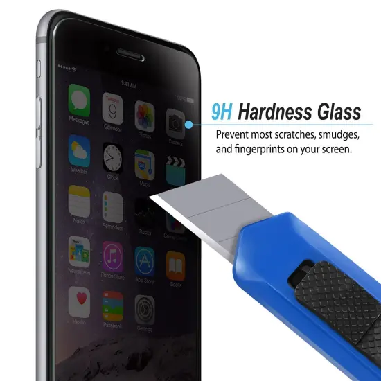 Insten for iPhone 6S Plus / 6 Plus 5.5 Privacy Anti-spy Real Tempered Glass Screen Protector Film {5}