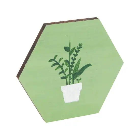 15 Pack Unfinished Wooden Hexagon Cutouts for Crafts, 1/4" Thick for Wood Burning, Engraving (3.27X4.88X5.91") Brown {7}