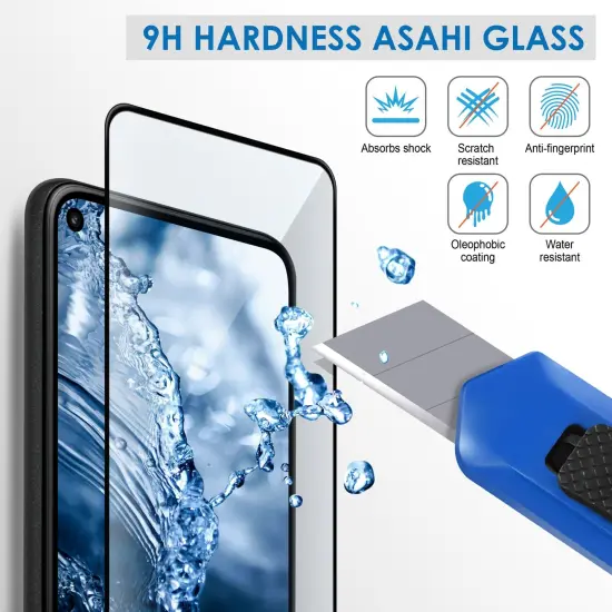 Insten Screen Protector For Google Pixel 5 (2020) Tempered Glass Cover, Anti Scratch, Touch Sensitive, Case Friendly, Clear {2}