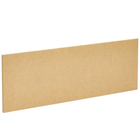 6 Pack Unfinished Wood Planks for Crafts, Wall Decorations, Rectangular MDF Board 1/4 Inch Thick for DIY Projects, Art Classes, Carpentry, Painting (5 x 15 Inches) Brown {7}