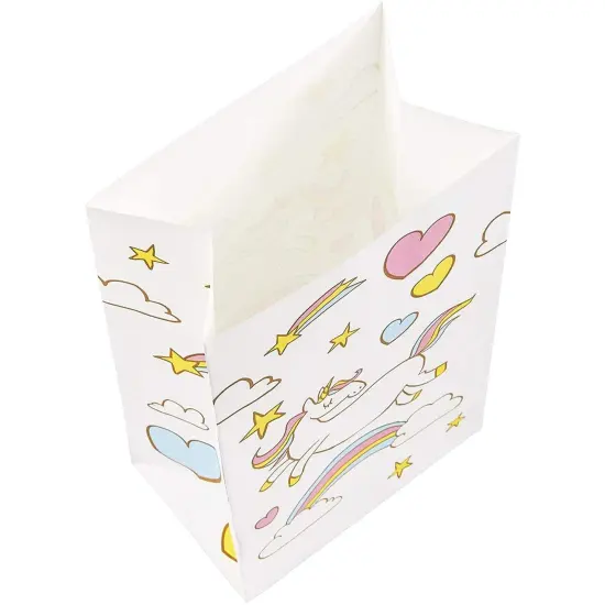 Rainbow Unicorn Party Favor Bags for Kids Birthday Party (5 x 8.5 x 3 In, 36 Pack) {6}