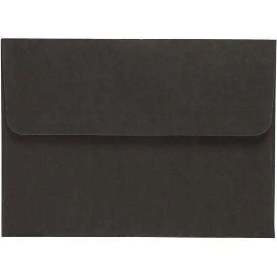 Black A7 Invitations Envelopes with Gold Foil Lining (5x7 Inches, 50 Pack) {5}