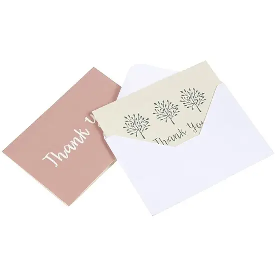 96-Count Thank You Cards with Envelopes, Bulk Box Set Blank Thank You Greeting Notes for Baby and Bridal Shower Graduation Birthday Wedding Party, 12 All Occasion Assorted Floral Designs, 4 x 6 inches Multicolor {5}