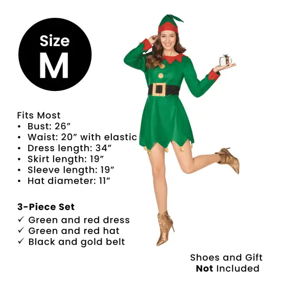 Northlight Women's Elf costumeIncludes dress and hat size:M Green {6}
