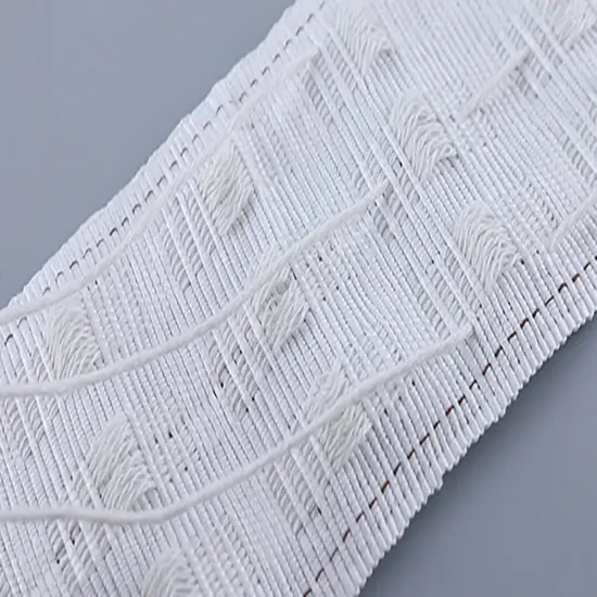 6 Yards White Curtain Pleating Tape {4}