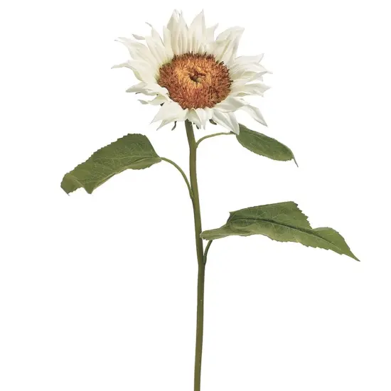 Allstate Sunflower Artificial Floral Spray - 25" - White {1}