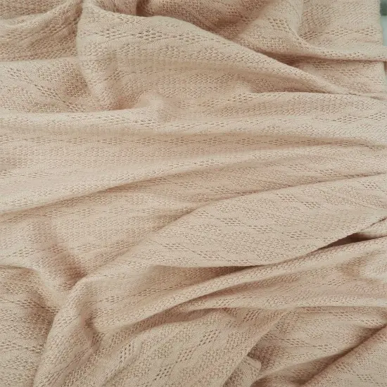 1 Yard Knit Jacquard Cable Knit Sweater Fabric Stretch Polyester Spandex 58/60 Inches Wide Red {3}