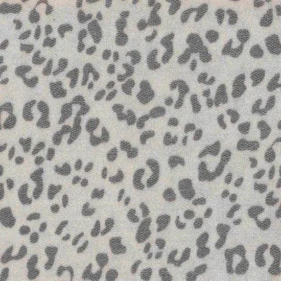 Organic Terry Animal Print Knit Fabric 1 Yard Soft Stretch Comfortable 58/60" Wide GREY {1}