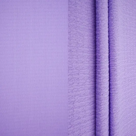 1 Yard Solid Crinkle Jersey Knit Fabric Soft Stretch 58/60 Inches Wide ROSE LT {7}