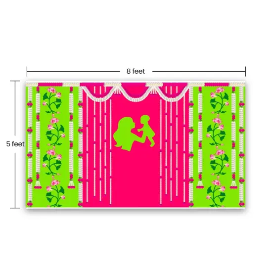 Valaikaappu Decor, Seemantham Banner, Seemantham Decor, Baby Shower Decor, Backdrop Baby Shower, Baby Shower Banner, Baby Shower Decor, {5}