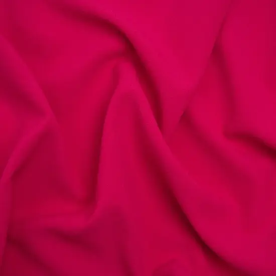 1 Yard Hot Pink Solid Rayon Crepe Fabric 54 inch Width {1}