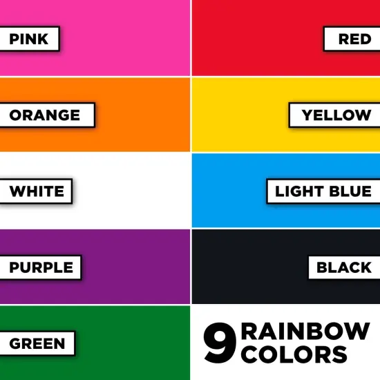 Tulip Fabric Spray Paint Rainbow 1.9 fl. oz. 9 Pack {4}