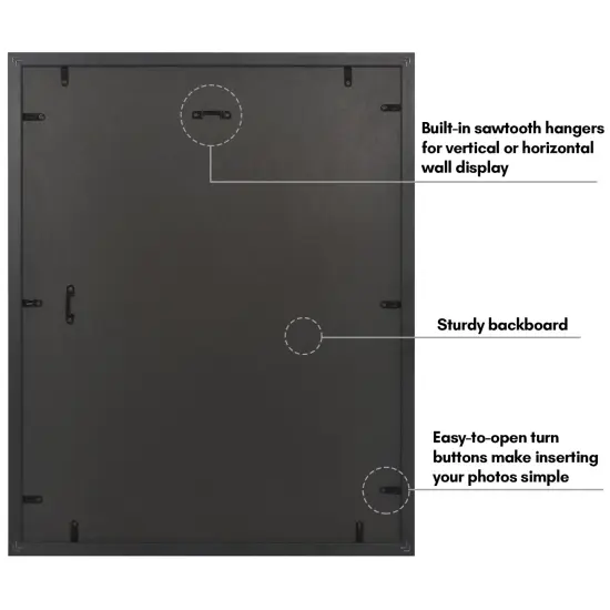 Americanflat Vintage Picture Frame with Mat and Beaded Accents with Shatter Resistant Glass {5}