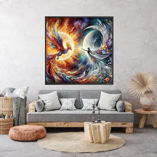 Fire Phoenix Diamond Painting Kits for Adults {2}