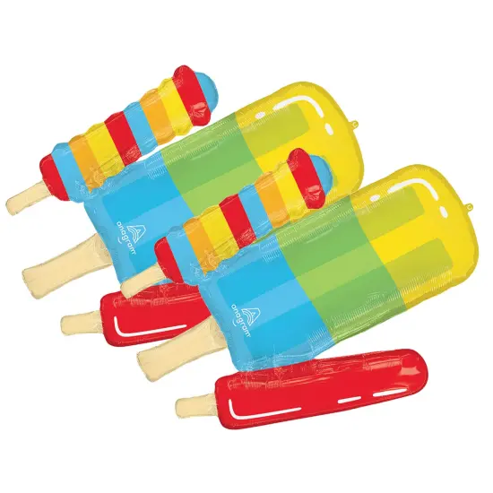 Anagram&reg; 34 Inch Pool Party Popsicle Foil Mylar Balloon {2}