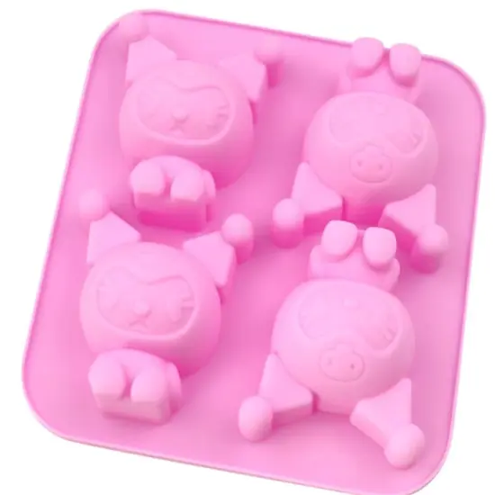 Cute Goth Bunny Silicone Mold {5}