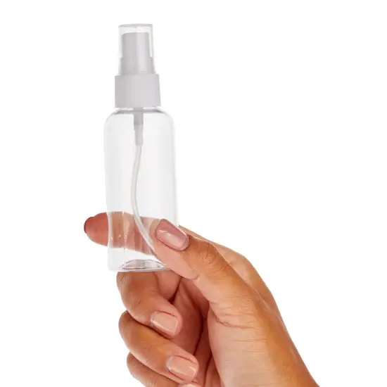 Set of 4 TSA Clear Toiletry Bags with Empty TSA Approved Travel Containers For Packing, Assorted Colors Multicolor {5}