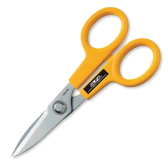 Olfa Serrated-Edge Stainless Steel Scissors - 5" {2}