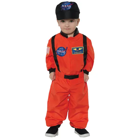 Astronaut Suit Orange Authentic Space Explorer Jumpsuit {1}