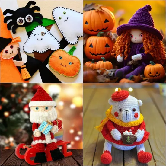 160pcs Safety Eyes for Amigurumi with Washers 10/12/16/18mm {5}