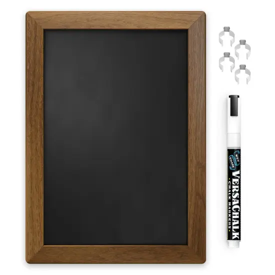 VersaChalk Rustic Chalkboard w/ Frame - 10"x14" {1}