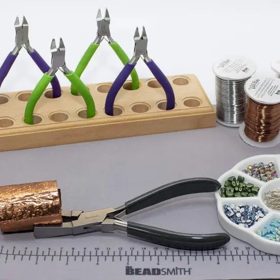 The Beadsmith Duck-Bill Pliers to Flatten or Loop Metal Wire and Sheets, Jewelry Making Supplies {4}