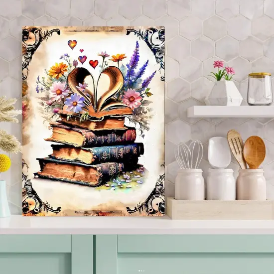 Diamond Art Dots Retro Gem Art Painting Crafts for Home Wall Decor 11.8x15.7inch {2}