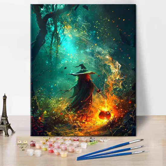 Magical Paint by Numbers Kit - 16x20 Inch {1}