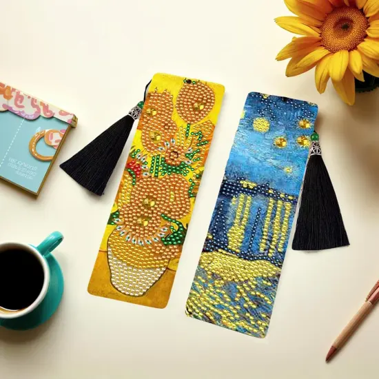 DIY Crystal Diamond Art with Tassel Bookmark Kit {2}
