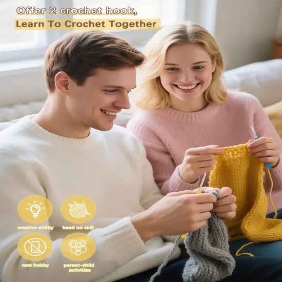 Crochet Kit for Beginners-Crochet Kit for Adults & Kids {6}
