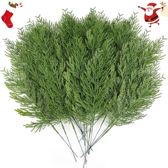 40 Pcs Artificial Pine Sprigs {1}