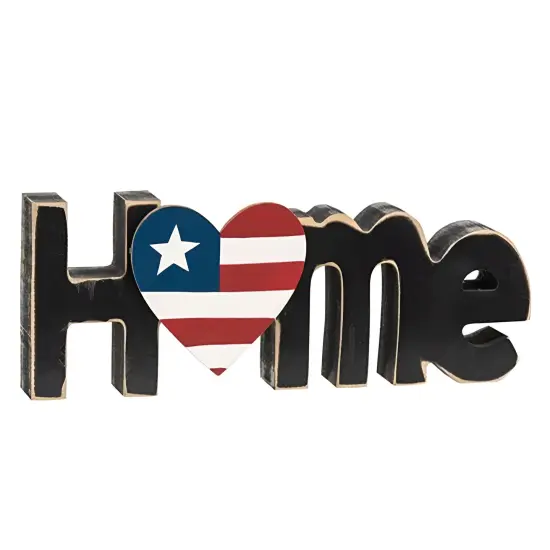 Home Magnetic Sitter Distressed Black Rustic D&eacute;cor with 5 Interchangeable Seasonal Magnetic Accents for Tabletop {2}