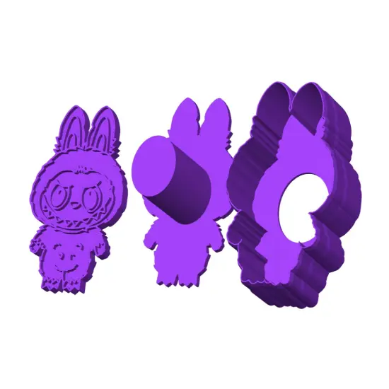 Cute Furry Creature Full Body Cake Pop Mold W Embosser {2}